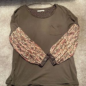 free people size small long sleeve